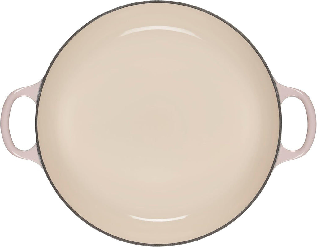 Le Creuset Signature Enameled Cast Iron Petal Braiser, 2.25qt., Shell Pink