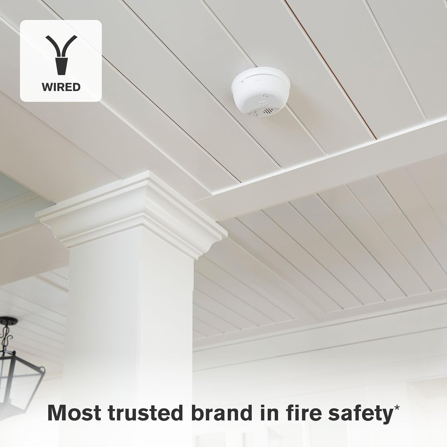 SMICO100-AC Interconnect Hardwire Combination Smoke & Carbon Monoxide Alarm with Battery Backup, 6-Pack