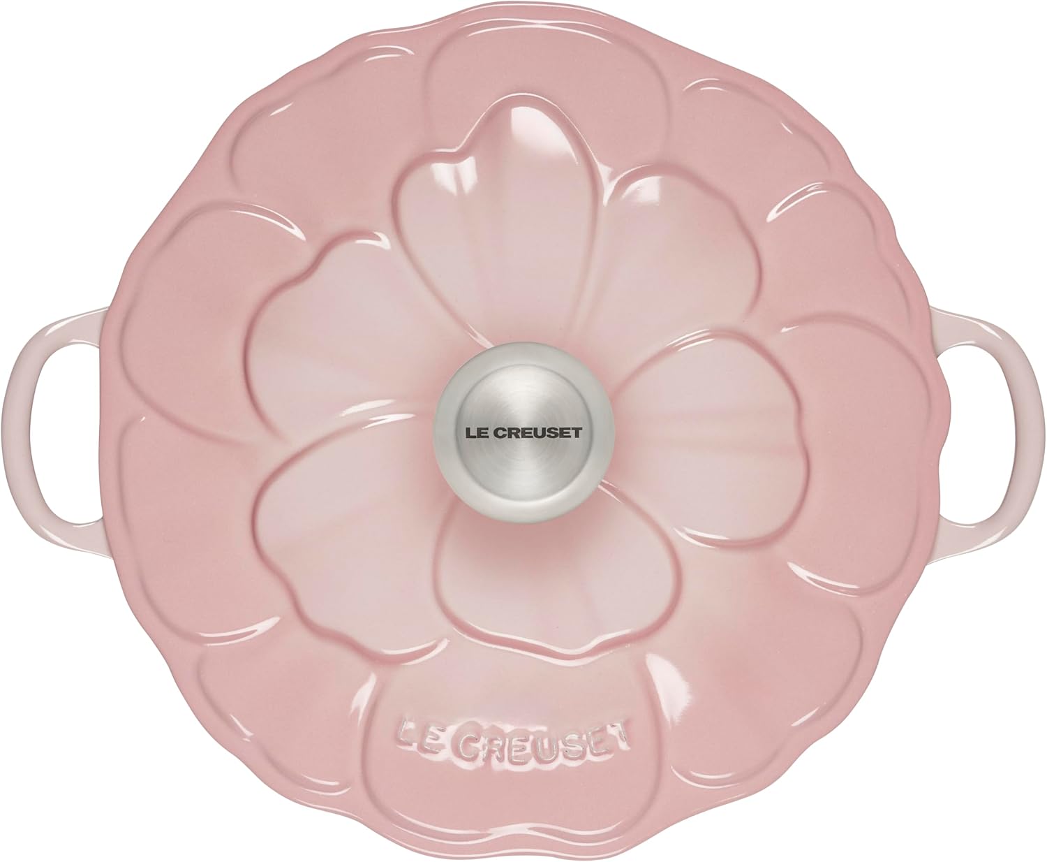 Le Creuset Signature Enameled Cast Iron Petal Braiser, 2.25qt., Shell Pink